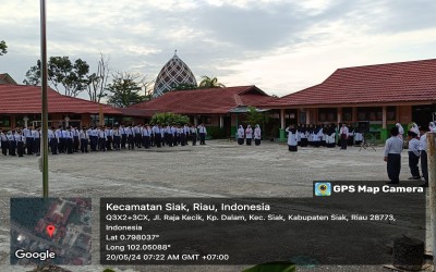 MTsN 1 Siak menggelar serentak mengikuti Upacara Kebangkitan Nasional ke-116