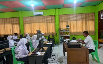 PELAKSANAAN GLADI BERSIH ANBK 2024 MTsN 1 SIAK SUKSES