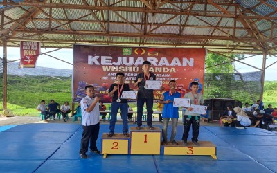 Said Yazril Kurniawan Harumkan MTsN 1 Siak Lewat Kejuaraan Wushu Sanda