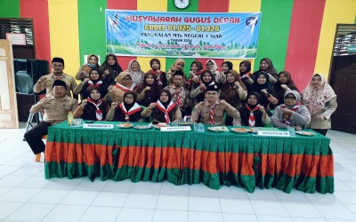 MTsN 1 Siak Giat Musyawarah Gugus Depan 01.025 / 01.026